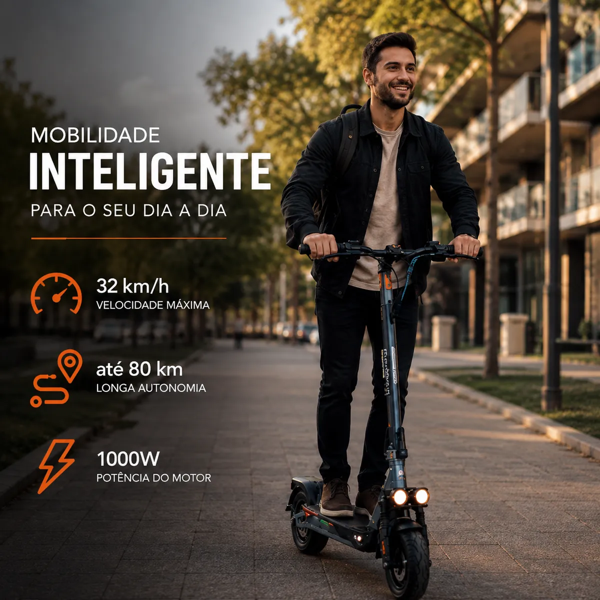 Intel Cross Pro | Patinete Elétrico Off-Road | Mais Potência e Liberdade - 3