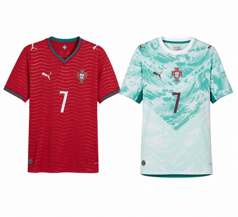 Kit Compre 1 Leve 2 Camisa Seleção Portugal Home Copa 2026